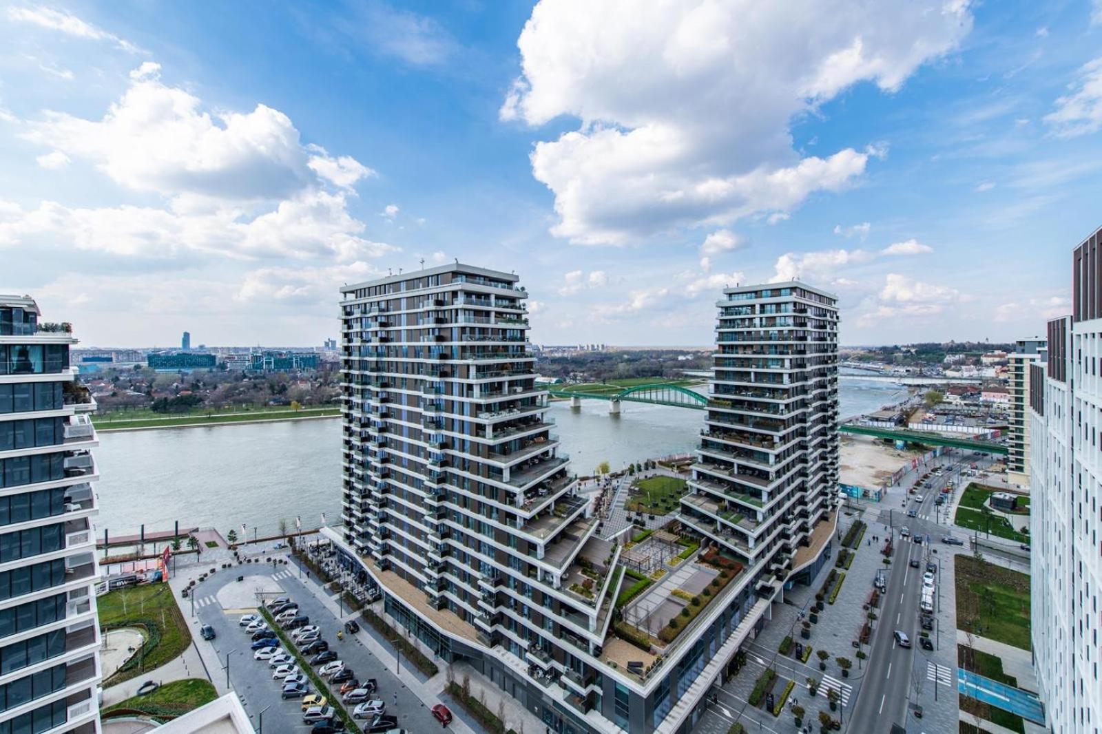 Modern Luxury In Belgrade Waterfront With Views Apartment Екстериор снимка